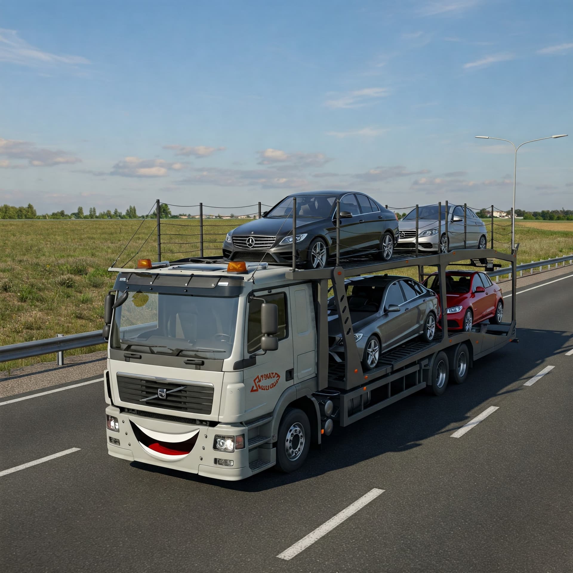Car transport truck