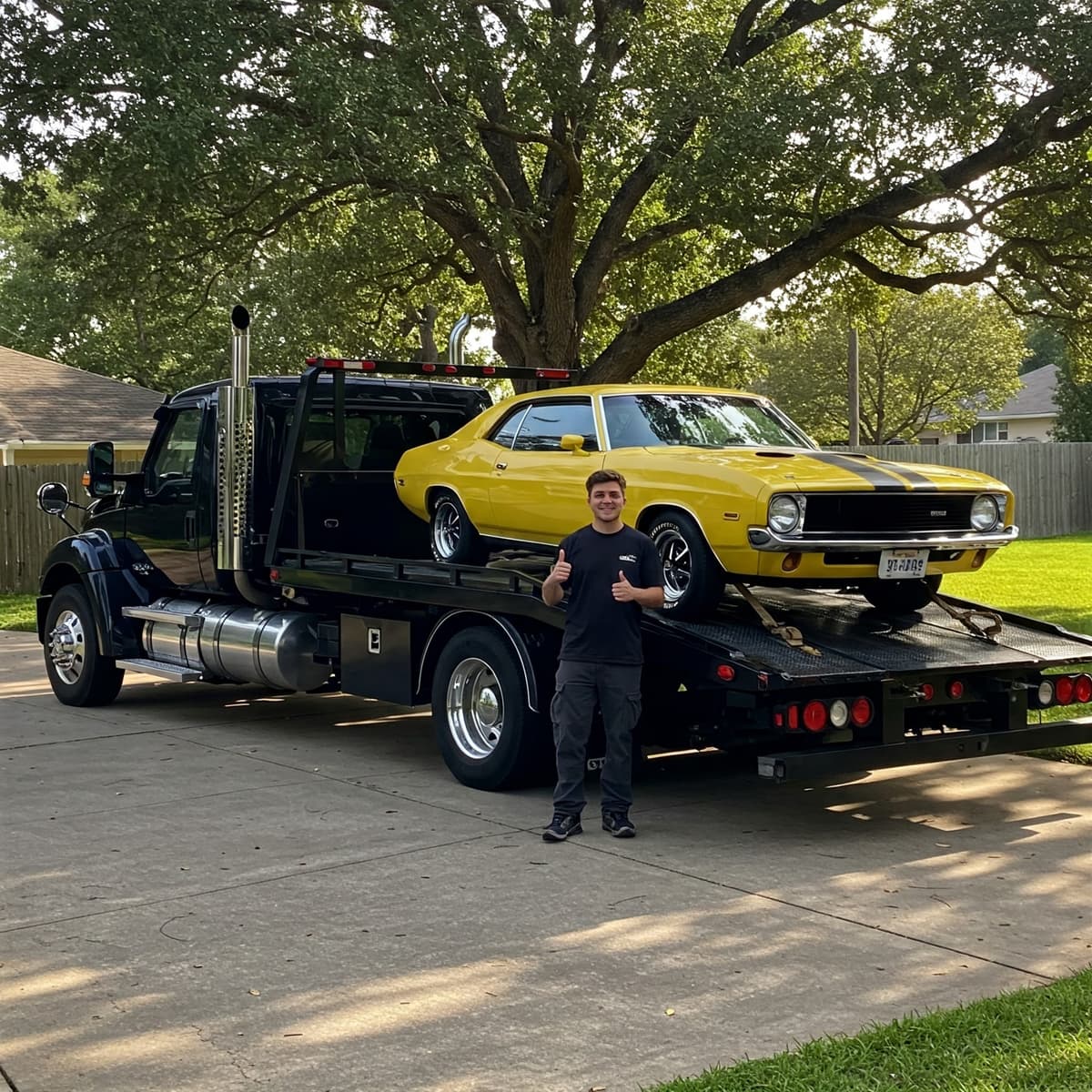 Door to door vehicle delivery